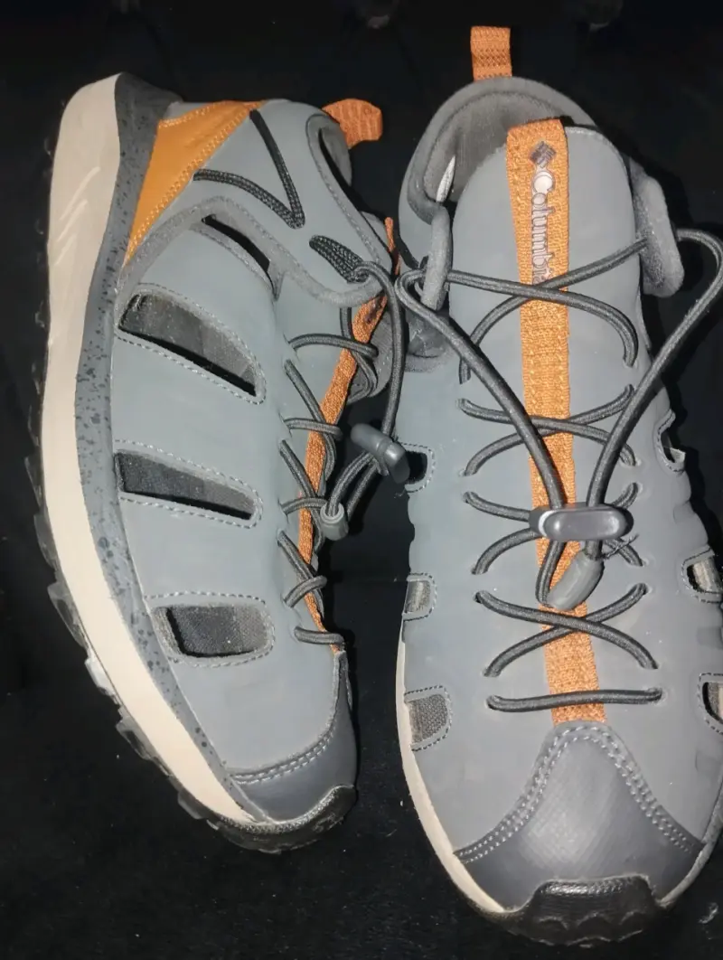 Zapatillas de senderismo Columbia grises y naranjas - 3