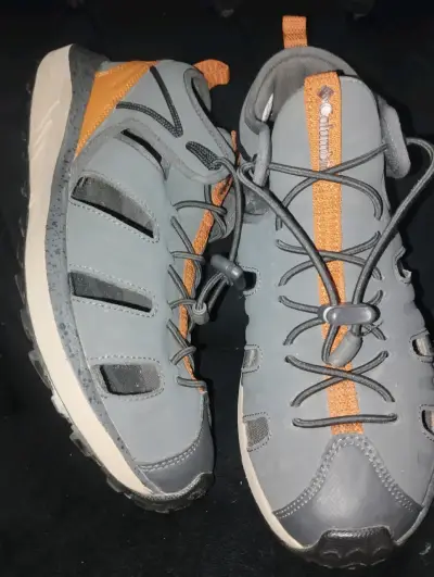 Zapatillas de senderismo Columbia grises y naranjas - miniatura 3