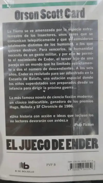 Libro El Juego de Ender de Orson Scott Card - miniatura 2