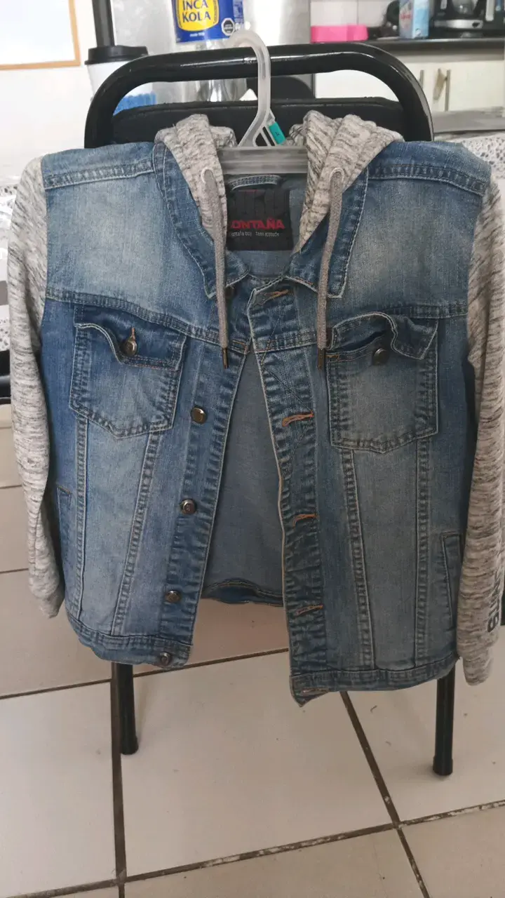 Chaqueta de mezclilla con capucha para niño Montaña - 3