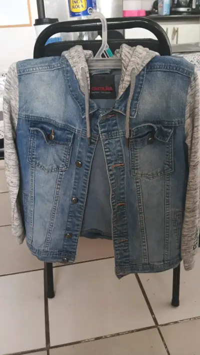 Chaqueta de mezclilla con capucha para niño Montaña - miniatura 3