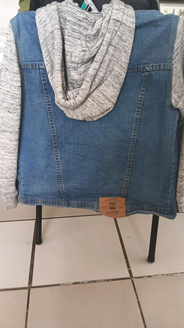 Chaqueta de mezclilla con capucha para niño Montaña - 4