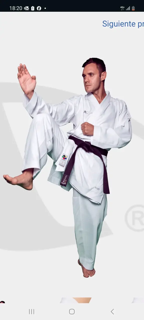 Karategi blanco aprobado por WKF - 2