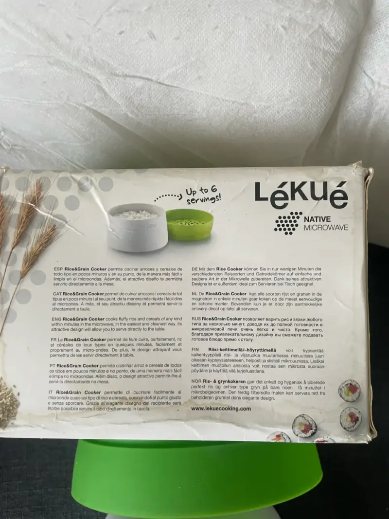 Cocedor de Arroz y Granos Lékué Verde - 3