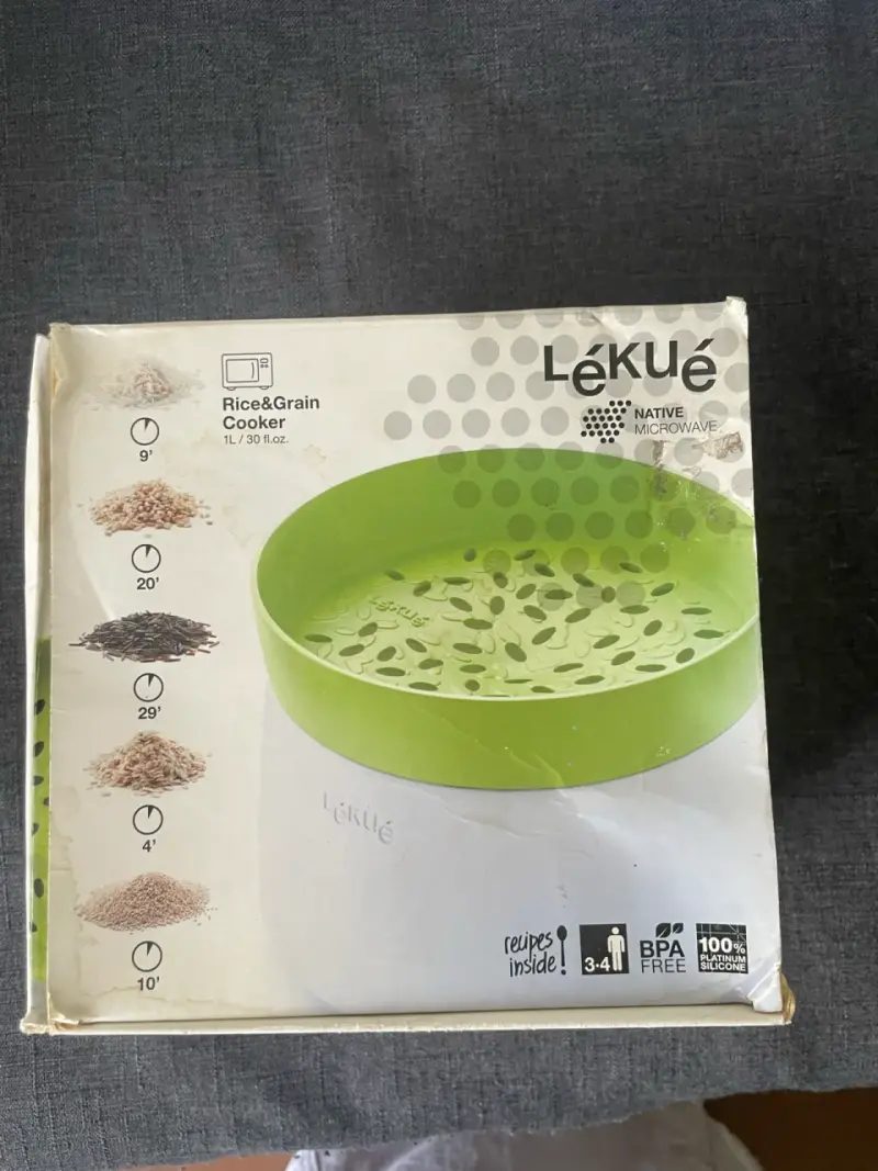 Cocedor de Arroz y Granos Lékué Verde - 4