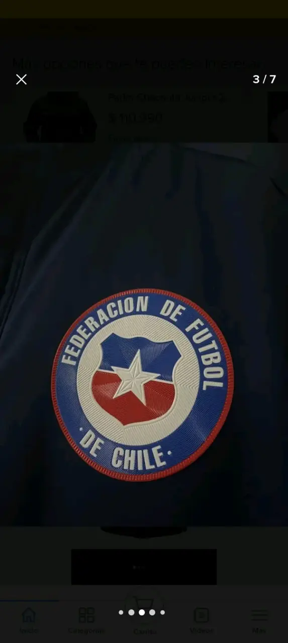 Chaqueta Federación de Fútbol de Chile azul - 2