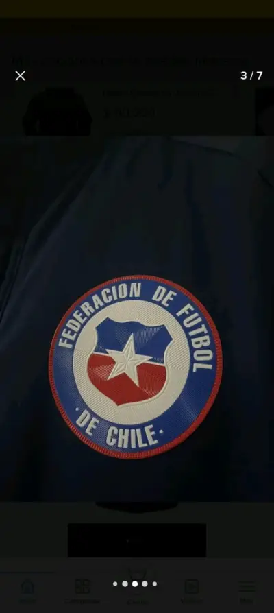 Chaqueta Federación de Fútbol de Chile azul - miniatura 2