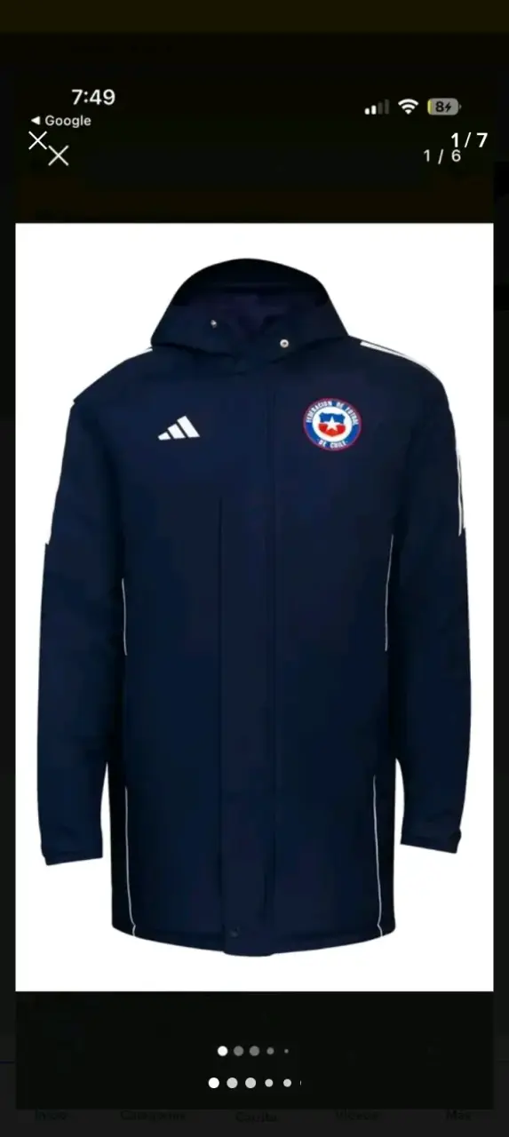 Chaqueta Federación de Fútbol de Chile azul - 3