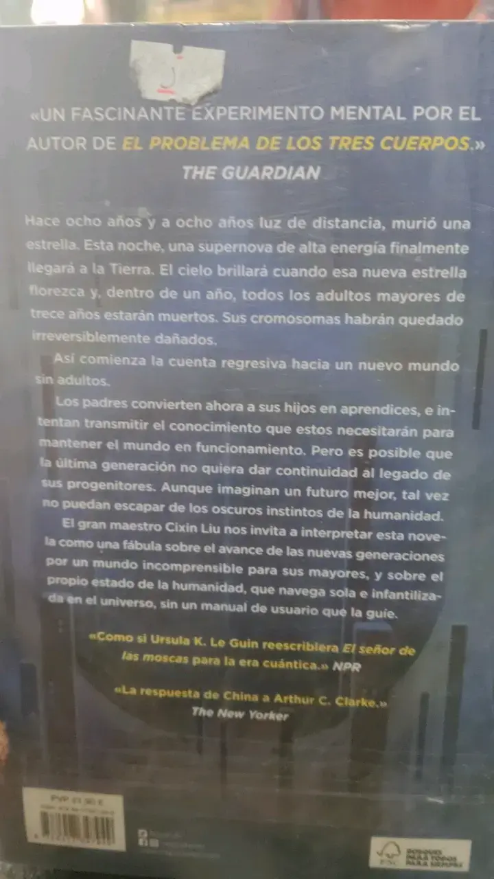 Libro 'La Era de la Supernova' de Cixin Liu - 2