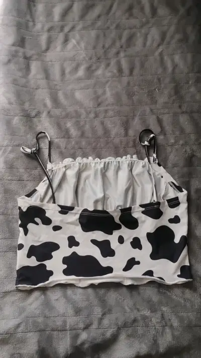 Top de tirantes estampado de vaca Shein - miniatura 2