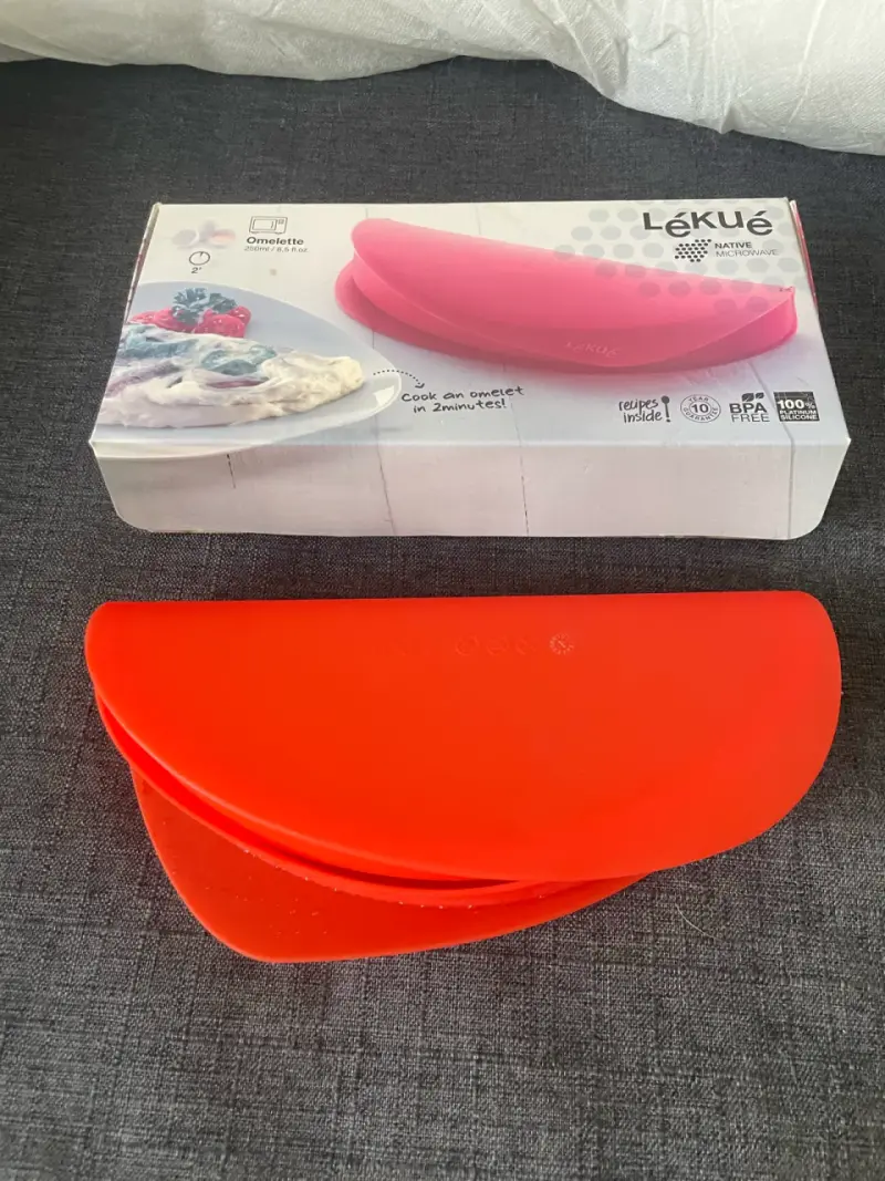 Molde para omelette de silicona Lékué rojo - 2