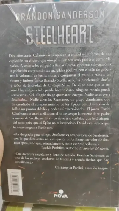 Libro Steelheart de Brandon Sanderson - miniatura 2