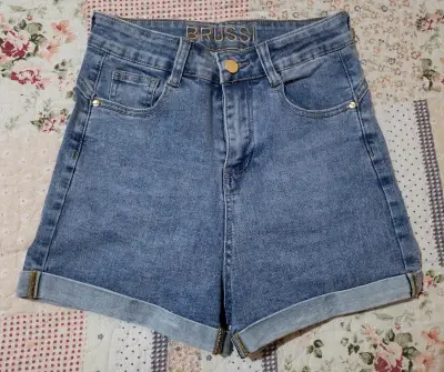 Shorts de mezclilla Brussi para mujer - miniatura 1