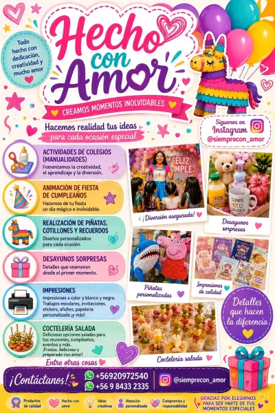 Se hacen piñatas, tareas escolares, animaciones - miniatura 1