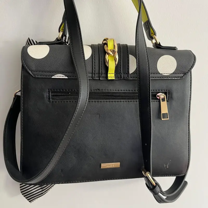 Cartera de mano Aldo con diseño de lunares y rayas - 2