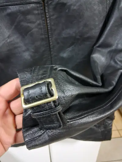 Chaqueta de cuero negra para hombre Danier - miniatura 3