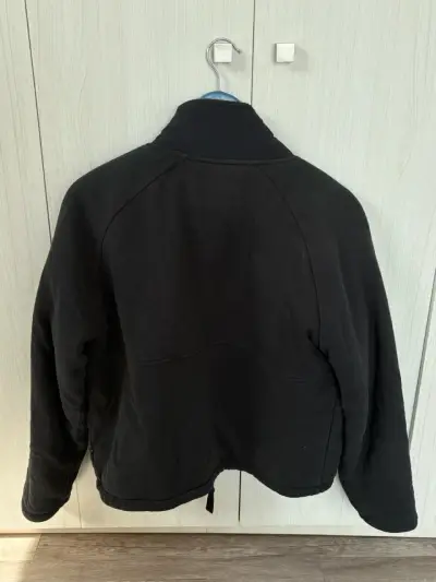 Chaqueta reversible negra y rayada Wild Lama - miniatura 2