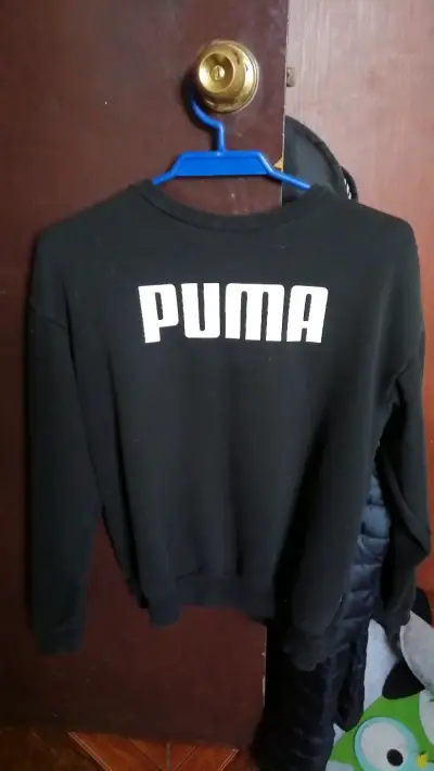 Polerón negro Puma unisex - miniatura 1