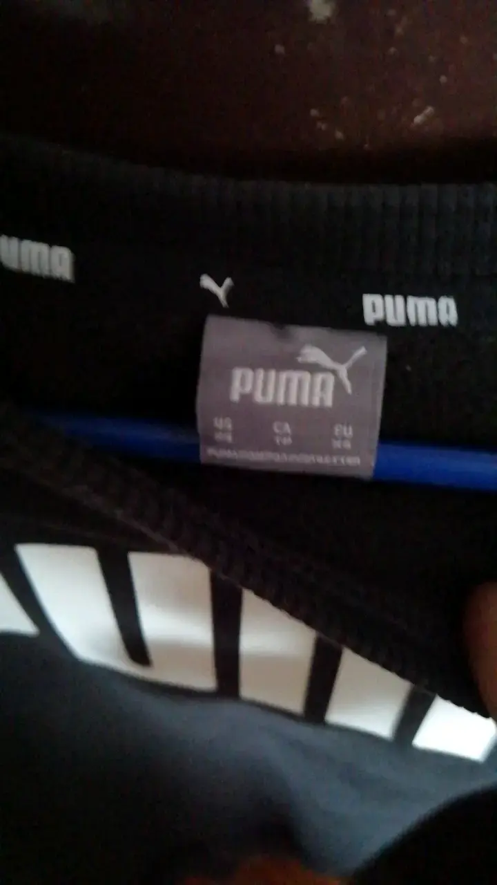 Polerón negro Puma unisex - 2