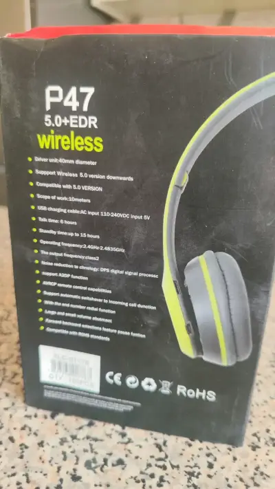 Audífonos inalámbricos P47 con Bluetooth 5.0 - miniatura 2