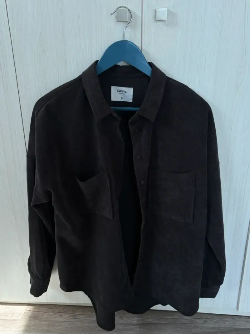 Camisa de pana negra Sybilla para mujer - 2