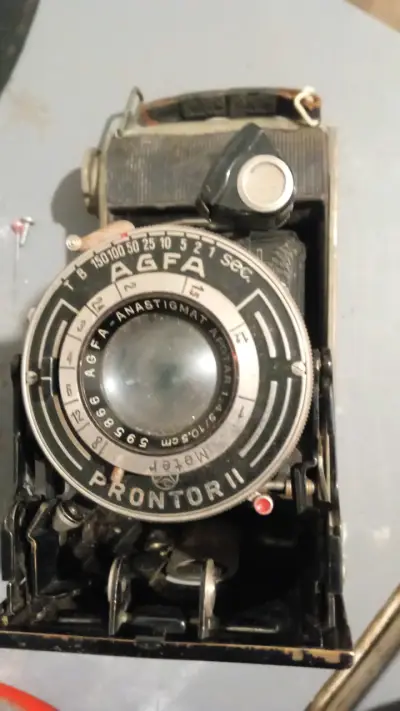 Cámara vintage Agfa Prontor II plegable - miniatura 1