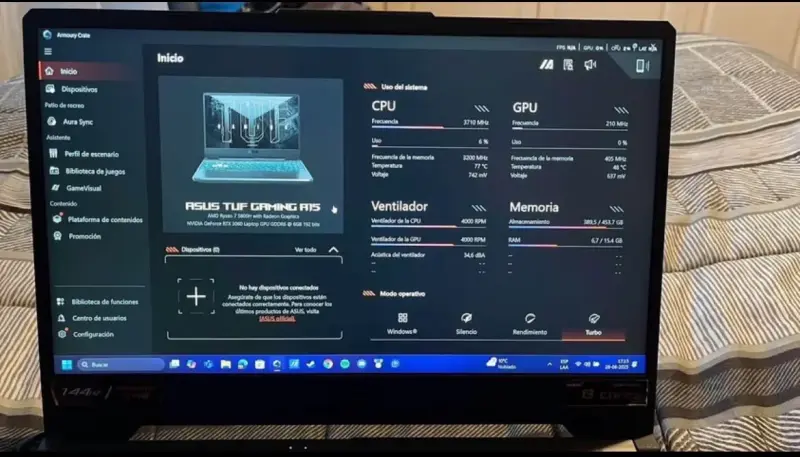 Laptop ASUS TUF Gaming A15 rtx 3060 - 2