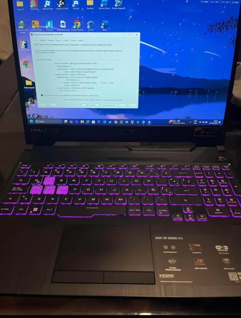 Laptop ASUS TUF Gaming A15 rtx 3060 - 3