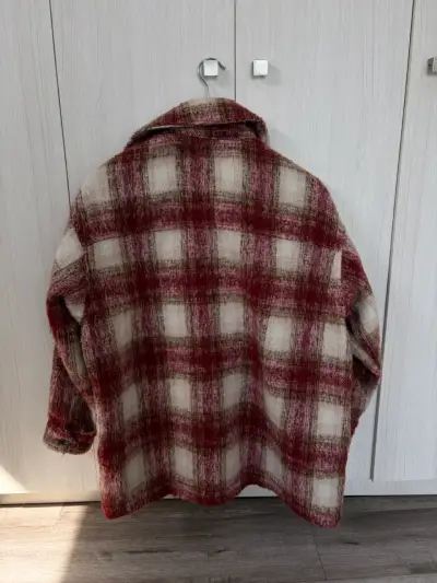 Chaqueta de Cuadros Rojos Zara - miniatura 3
