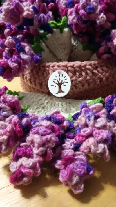 Set de Posavasos Lavanda Tejidos a Mano - miniatura 3