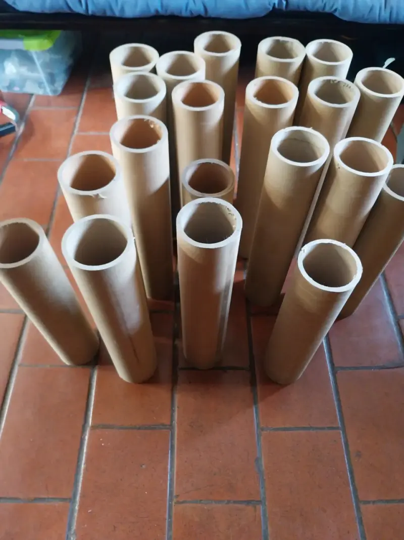 Tubos de cartón para manualidades y proyectos - 1