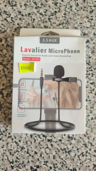 Micrófono Lavalier 3.5 AUX para Grabación - miniatura 1