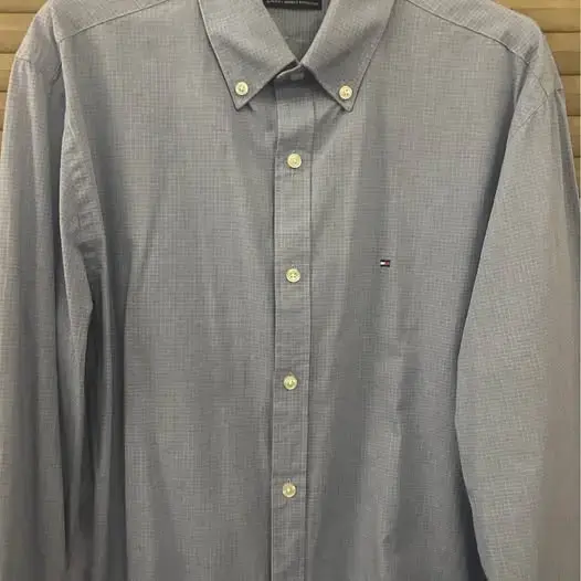 Camisa Tommy Hilfiger Slim Fit Azul - 1 uso - 4