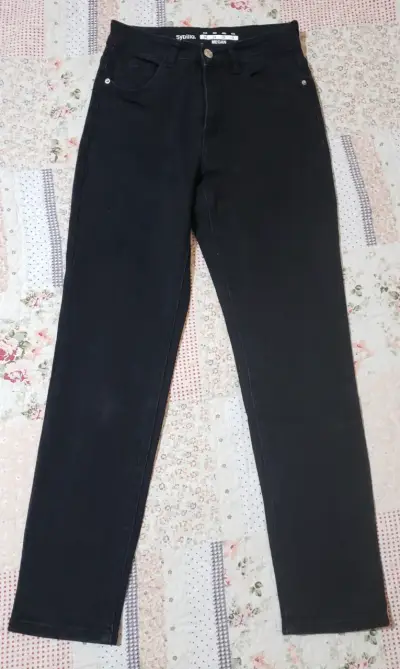 Pantalones negros Sybilla Megan para mujer - miniatura 1