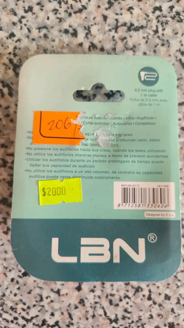 Audífonos In-Ear LBN con Conector 3.5mm - 2