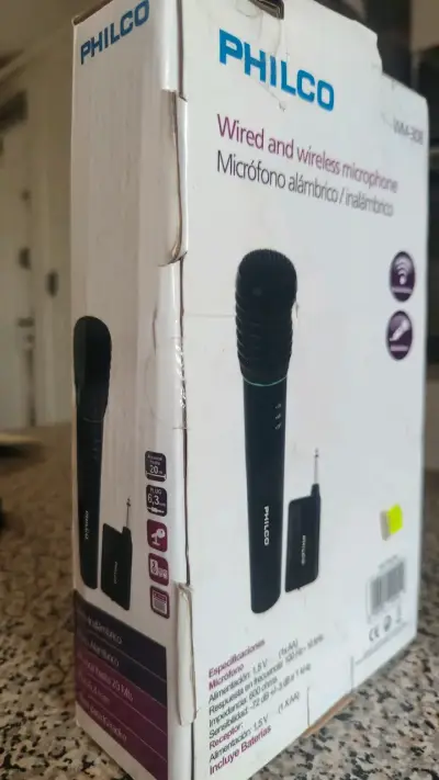 Micrófono alámbrico e inalámbrico Philco WM-308 - miniatura 2