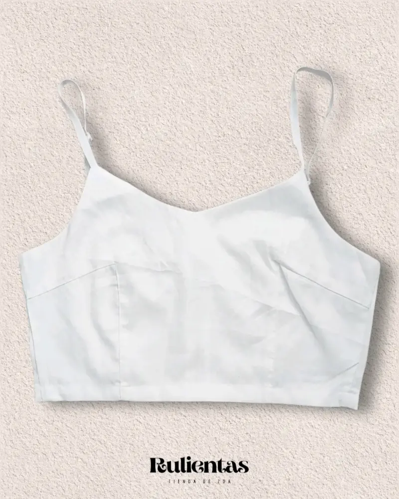 Conjunto top blanco (S) y jeans desgastados (38-40 - 2