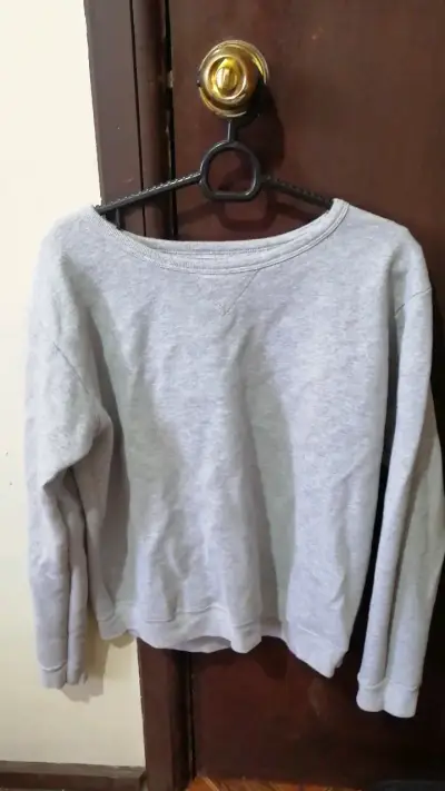 Polerón gris Hanes ComfortBlend unisex - miniatura 1