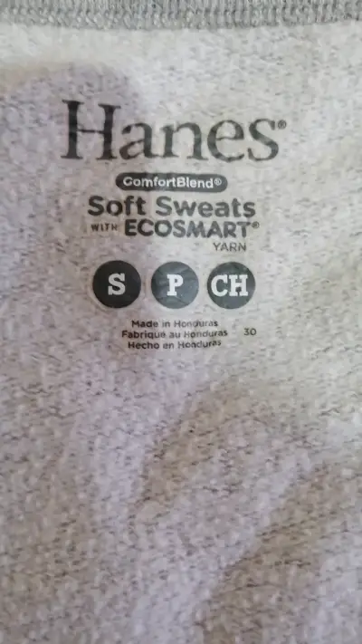 Polerón gris Hanes ComfortBlend unisex - miniatura 2