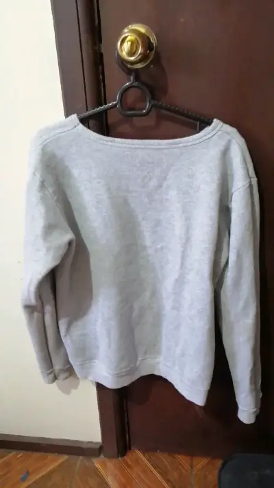 Polerón gris Hanes ComfortBlend unisex - miniatura 3