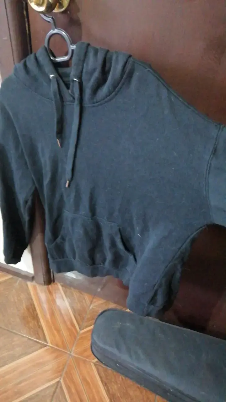 Polerón negro Bluenotes Boyfriend Fit - 3