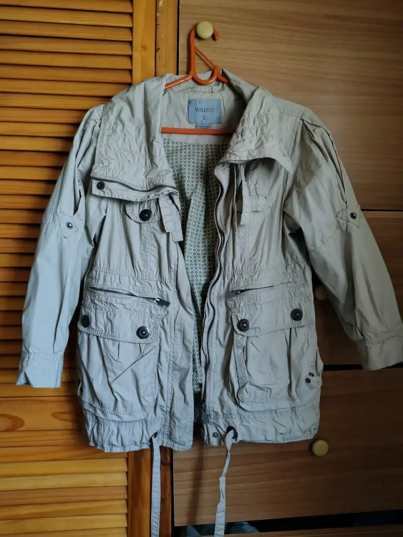 Chaqueta beige de mujer Wados talla L - 1