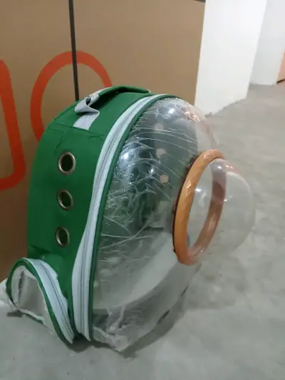 Mochila transportadora para mascotas con ventana - miniatura 2