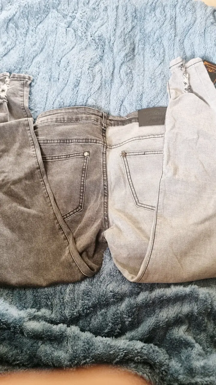 Jeans bicolor  Diabolo para mujer - 2