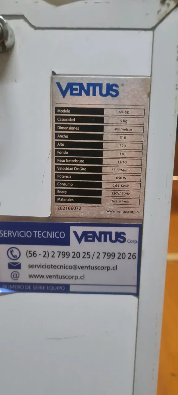 Amasadora industrial Ventus de acero inoxidable - 5