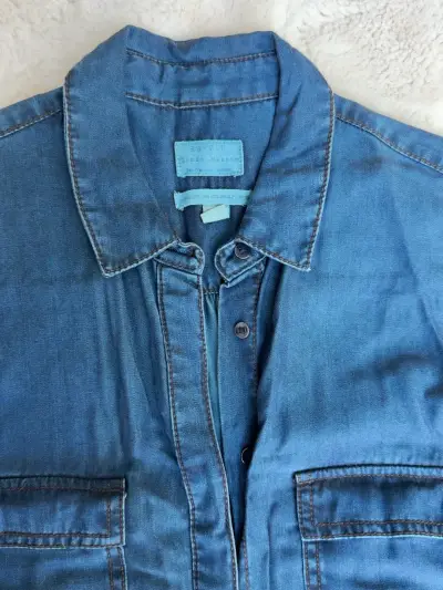 Enterito de mezclilla azul para mujer - miniatura 2