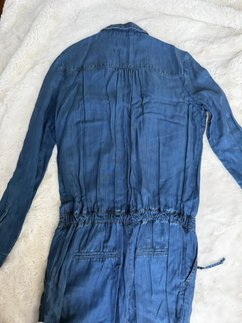 Enterito de mezclilla azul para mujer - 5