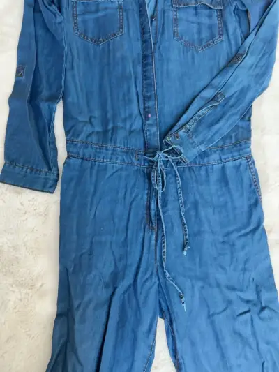 Enterito de mezclilla azul para mujer - miniatura 6