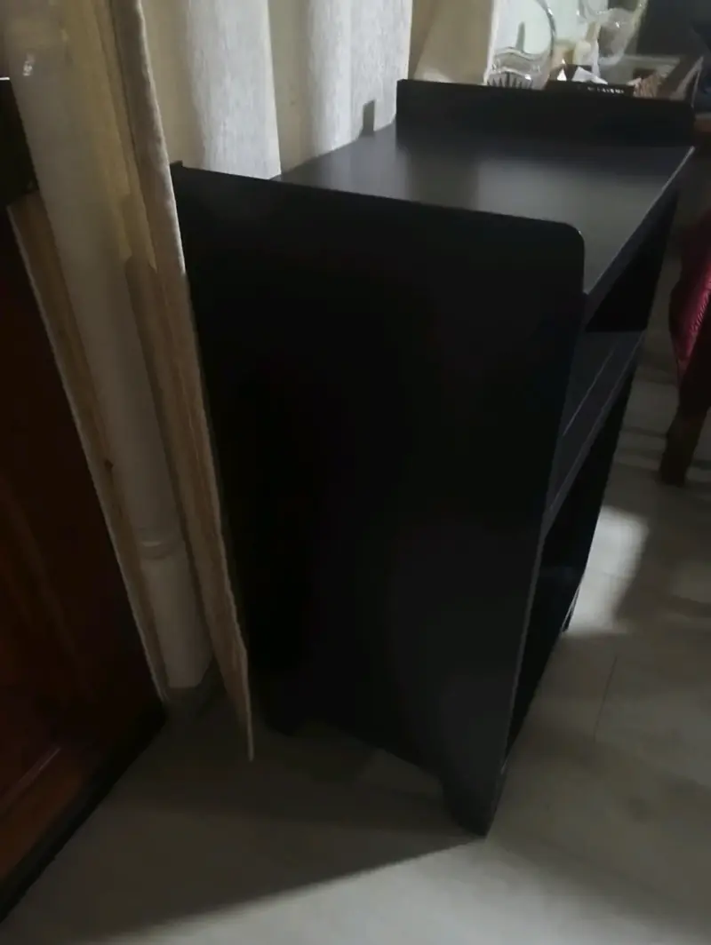 Rack de Vinilo Negro Mate con Compartimentos - 2