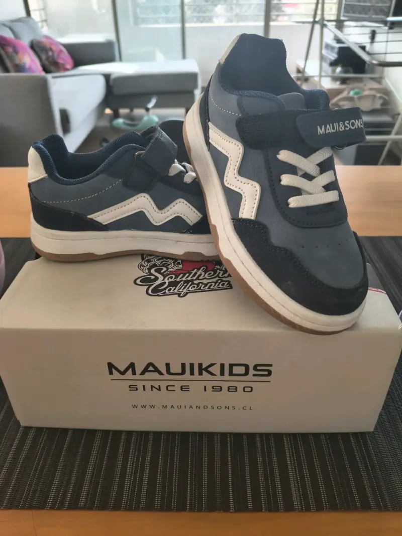 Zapatillas deportivas para niños Maui & Sons azul - 1